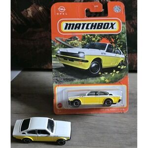 NEW 2021 Matchbox Power Grabs #56 1975 Opel Kadett C GT POLAR WHITE YELLOW Lot 2